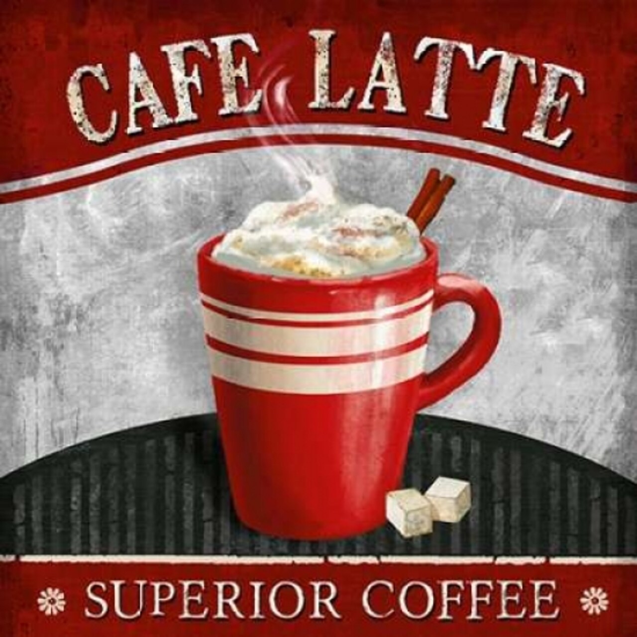 Cafe Latte Poster Print by Conrad Knutsen - Item # VARPDX14325